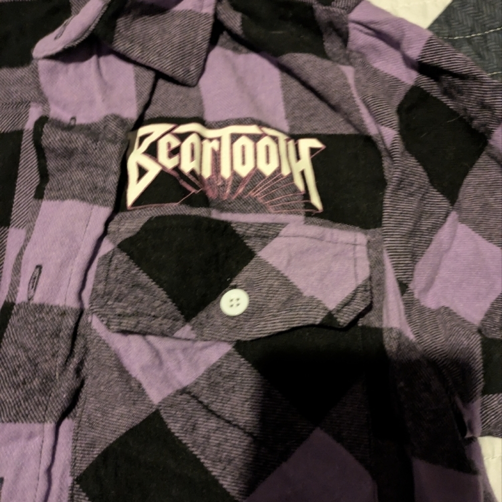 Beartooth Below Limited Release Flannel Shirt Wit… - image 2